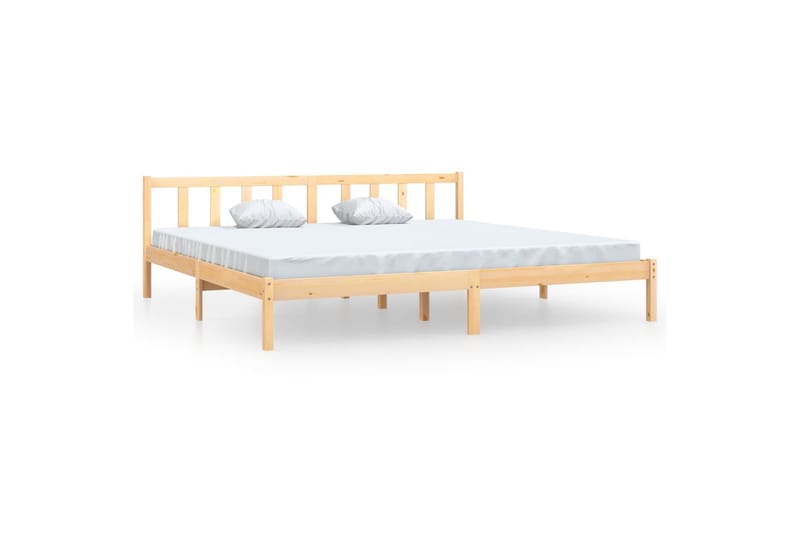 Sängynrunko täysi mänty 200x200 cm - Huonekalut - Sänky - Sänkykehikot & sängynrungot