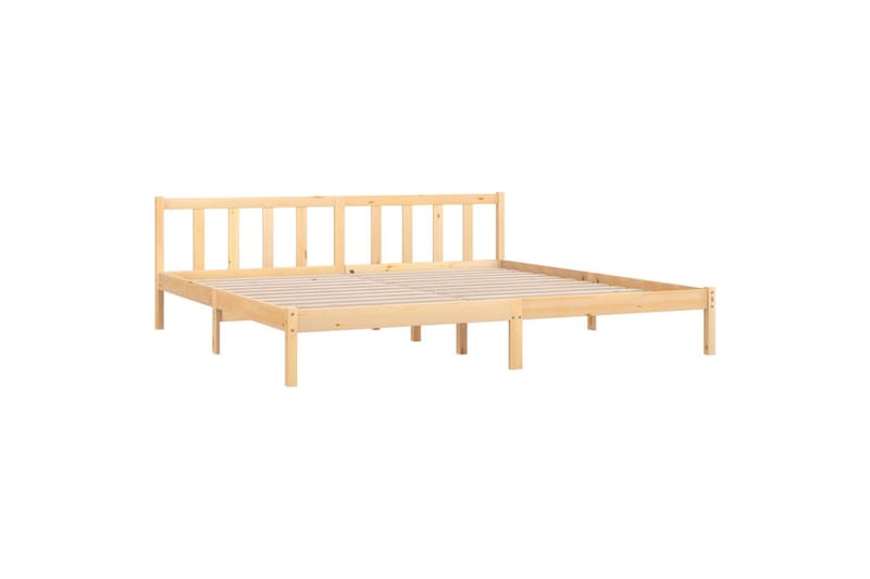 Sängynrunko täysi mänty 200x200 cm - Huonekalut - Sänky - Sänkykehikot & sängynrungot