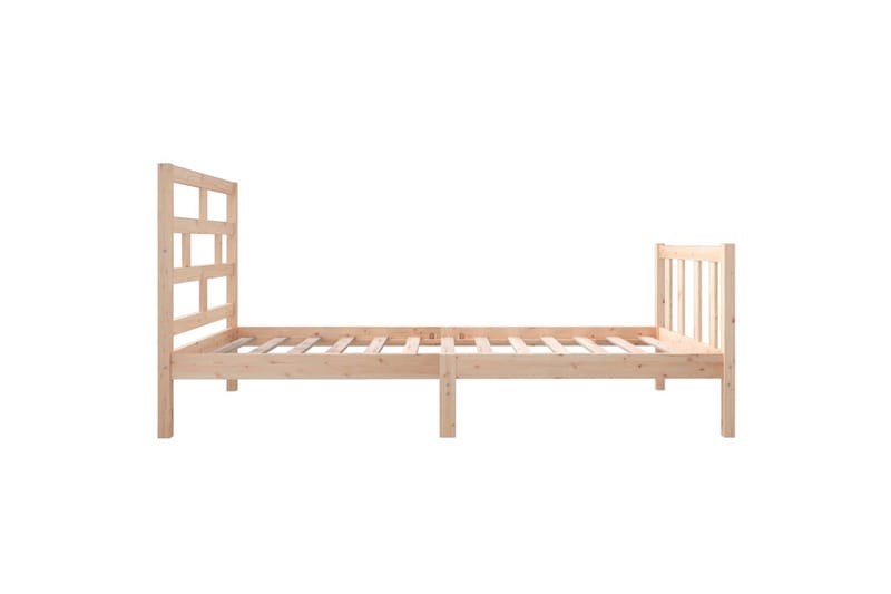 Sängynrunko täysi mänty 90x190 cm 3FT Single - Ruskea - Huonekalut - Sänky - Sänkykehikot & sängynrungot
