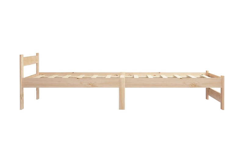 Sängynrunko täysi mänty 90x200 cm - Ruskea - Huonekalut - Sänky - Sänkykehikot & sängynrungot