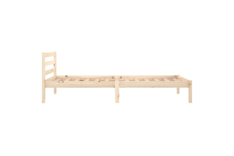 Sängynrunko täysi mänty 90x200 cm - Ruskea - Huonekalut - Sänky - Sänkykehikot & sängynrungot