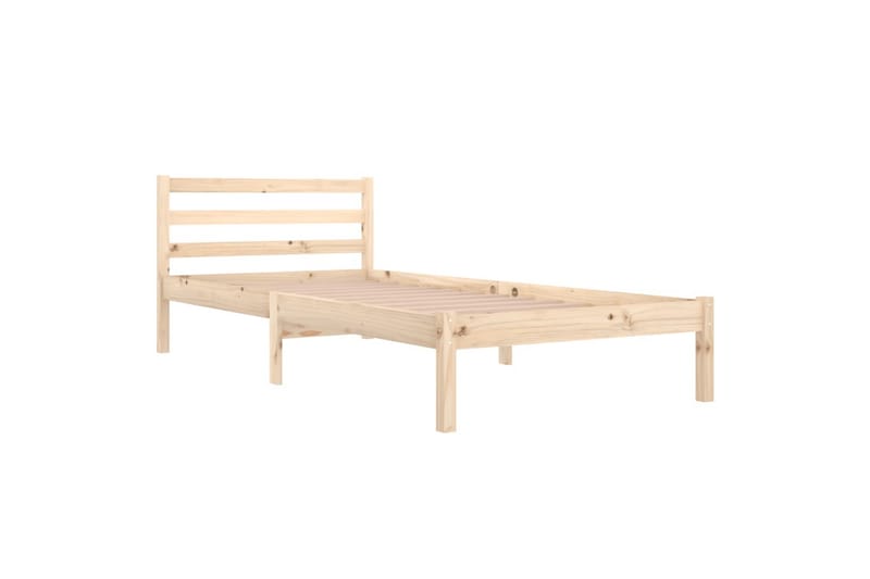 Sängynrunko täysi mänty 90x200 cm - Ruskea - Huonekalut - Sänky - Sänkykehikot & sängynrungot