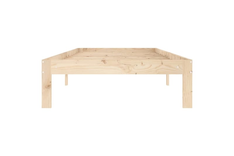 Sängynrunko täysi mänty 90x200 cm - Ruskea - Huonekalut - Sänky - Sänkykehikot & sängynrungot
