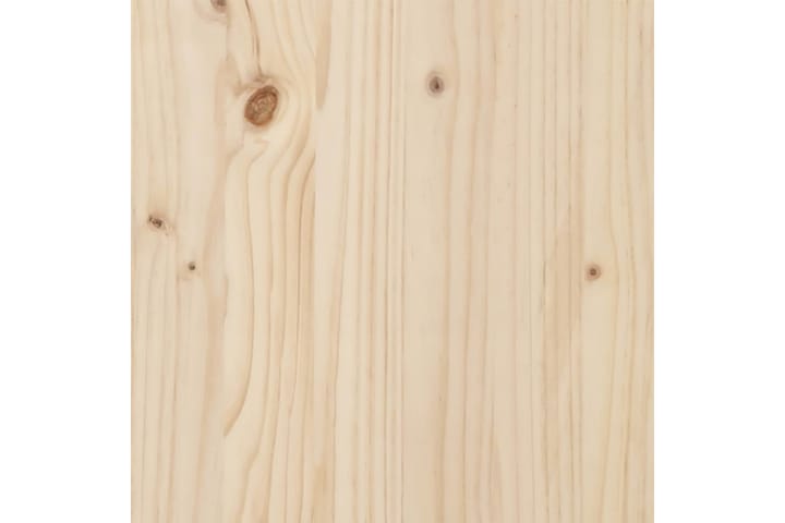 Sängynrunko täysi puu 140x200 cm - Ruskea - Sänkykehikot & sängynrungot