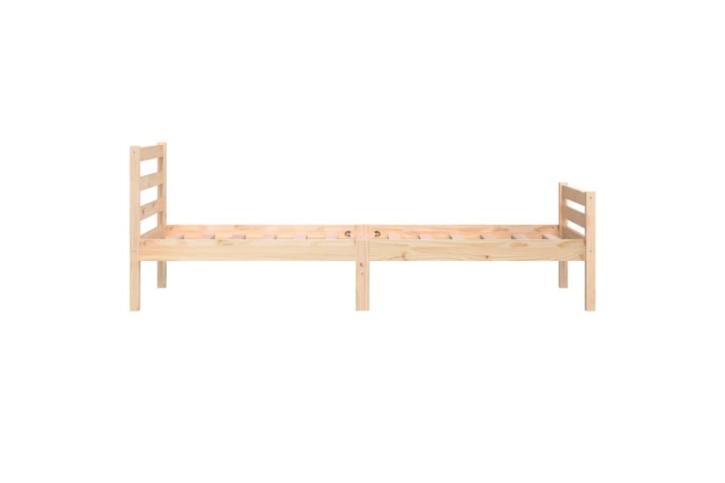 Sängynrunko täysi puu 90x200 cm - Ruskea - Huonekalut - Sänky - Sänkykehikot & sängynrungot