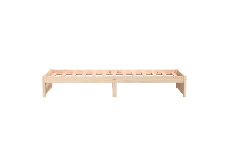 Sängynrunko täysi puu 90x200 cm - Ruskea - Huonekalut - Sänky - Sänkykehikot & sängynrungot
