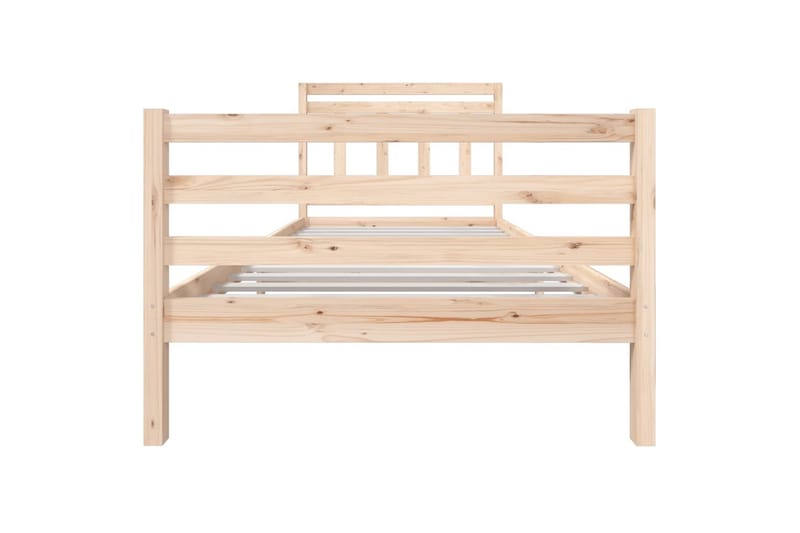 Sängynrunko t�äysi puu 100x200 cm - Ruskea - Huonekalut - Sänky - Sänkykehikot & sängynrungot