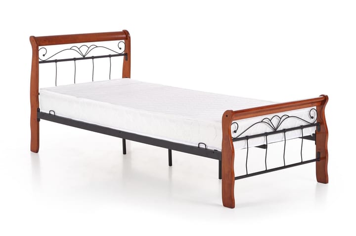 Sängynrunko Turcotte 90x200 cm - Ruskea/Musta - Sänkykehikot & sängynrungot