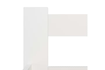 Sängynrunko valkoinen täysi mänty 120x200 cm - Valkoinen - Huonekalut - Sänky - Sänkykehikot & sängynrungot