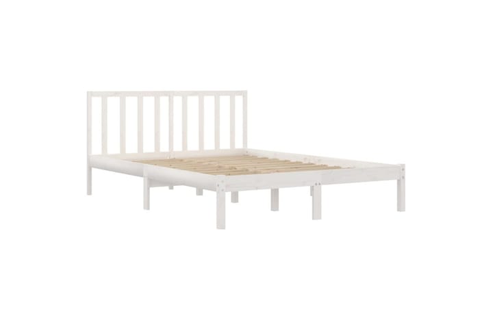 S�ängynrunko valkoinen täysi mänty 180x200 cm 6FT Super King - Valkoinen - Sänkykehikot & sängynrungot