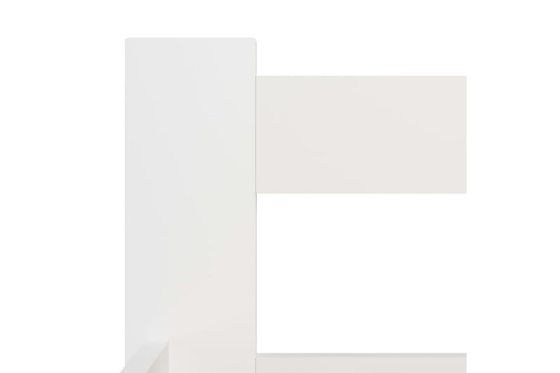 Sängynrunko valkoinen täysi mänty 200x200 cm - Valkoinen - Huonekalut - Sänky - Sänkykehikot & sängynrungot