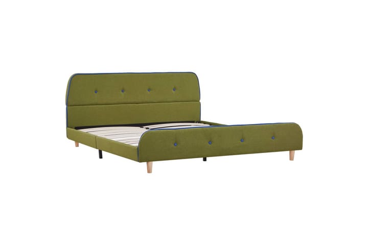 Sängynrunko vihreä kangas 135x190 cm - Vihreä - Sänkykehikot & sängynrungot