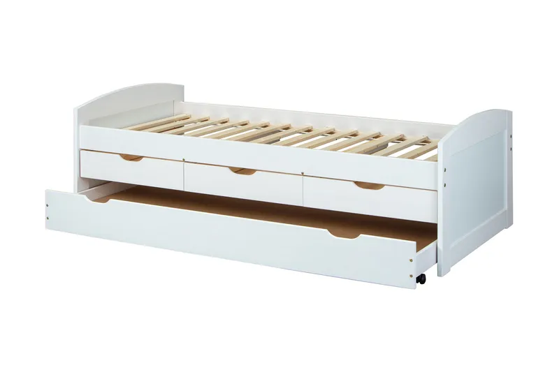 Sängynrunko Yara 90X200 Valkoinen - Huonekalut - Sänky - Sänkykehikot & sängynrungot