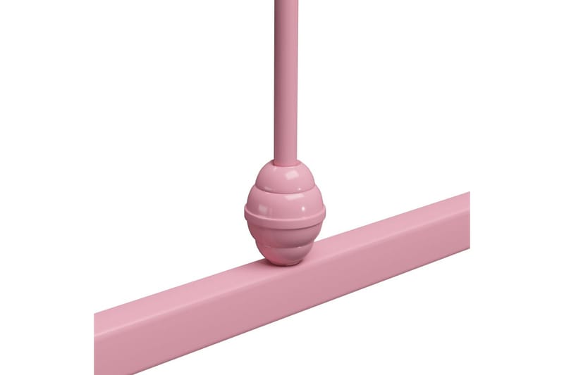 Sängynrunko pinkki metalli 120x200 cm - Huonekalut - Sänky - Sänkykehikot & sängynrungot