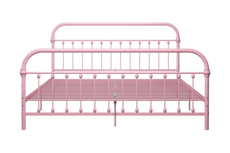 Sängynrunko pinkki metalli 180x200 cm - Huonekalut - Sänky - Sänkykehikot & sängynrungot