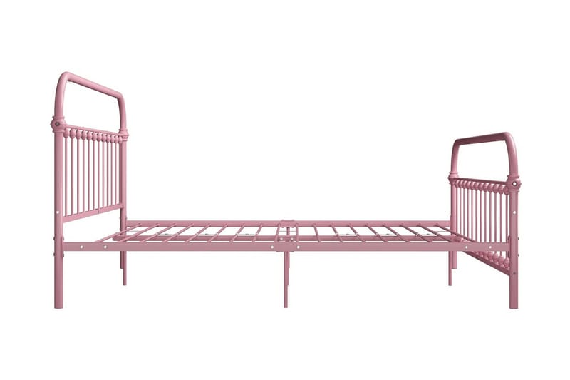 Sängynrunko pinkki metalli 180x200 cm - Huonekalut - Sänky - Sänkykehikot & sängynrungot