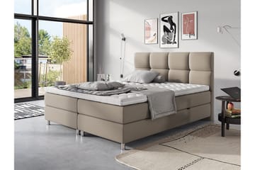 Sänky Breyawna 120x200 cm - Beige - Huonekalut - Sänky - Sänkykehikot & sängynrungot