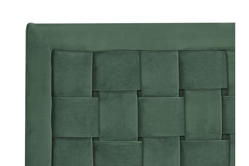 Sänky Darhult 160x200 cm - Vihreä/Sametti - Huonekalut - Sänky - Sänkykehikot & sängynrungot