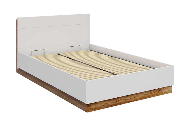 Sänky Dentro 218x147x88 cm, Beige/Valkoinen