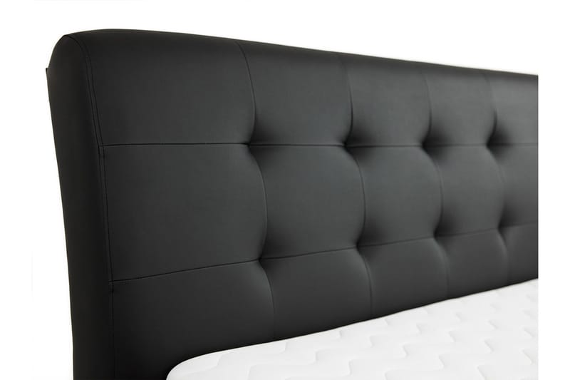 Sänky Geita Säilytyksellä 160x200 - Musta - Huonekalut - Sänky - Sänkykehikot & sängynrungot