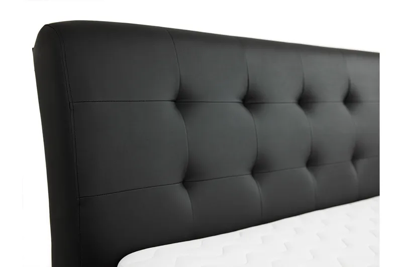 Sänky Geita Säilytyksellä 160x200 - Musta - Huonekalut - Sänky - Sänkykehikot & sängynrungot