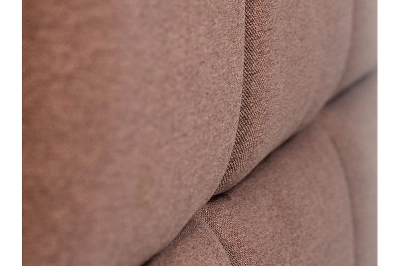 Sänky Havberg 200x200 cm Metallikehys - Beige - Huonekalut - Sänky - Sänkykehikot & sängynrungot