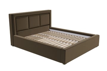 Sänky Havberg 200x200 cm Metallikehys - Tummanharmaa - Huonekalut - Sänky - Sänkykehikot & sängynrungot