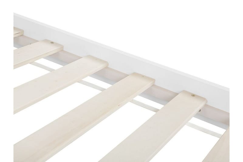 Sänky Holyfield Puu 90x200 cm - Valkoinen - Huonekalut - Sänky - Sänkykehikot & sängynrungot