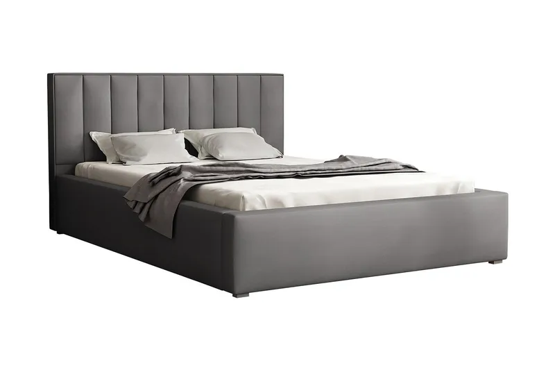 Sänky Kalliopi 120x200 cm - Harmaa - Huonekalut - Sänky - Sänkykehikot & sängynrungot