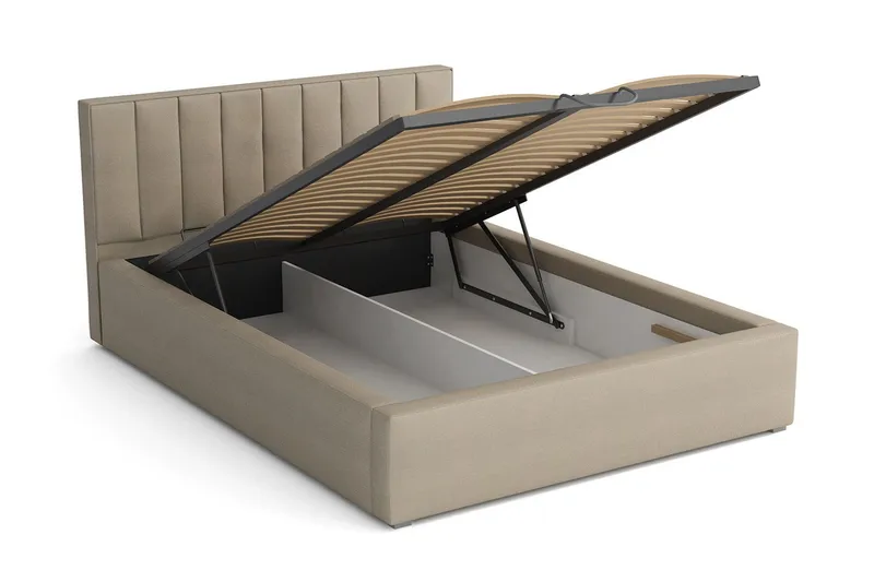 Sänky Kalliopi 200x200 cm - Vihreä - Huonekalut - Sänky - Sänkykehikot & sängynrungot