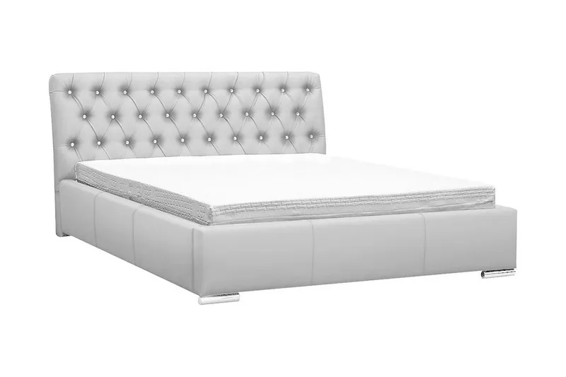 Sänky Kirkesjord 180x200, Valkoinen