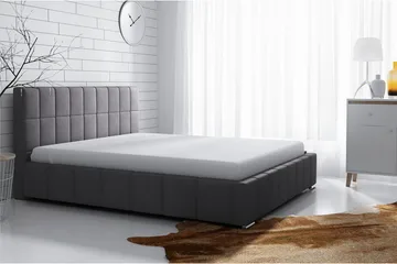 Sänky Langnes 140x200 - Vaaleanpunainen - Huonekalut - Sänky - Sänkykehikot & sängynrungot