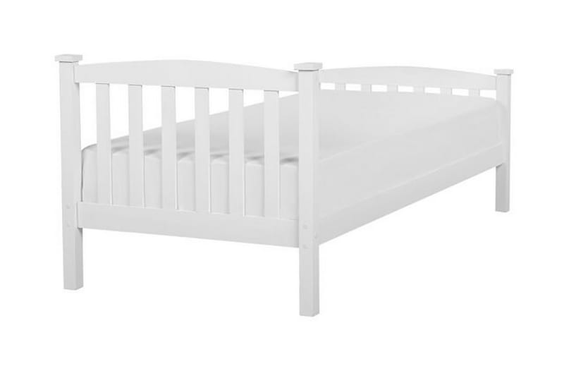 Sänky Muffoletto Puu 90x200 cm - Valkoinen - Huonekalut - Sänky - Sänkykehikot & sängynrungot