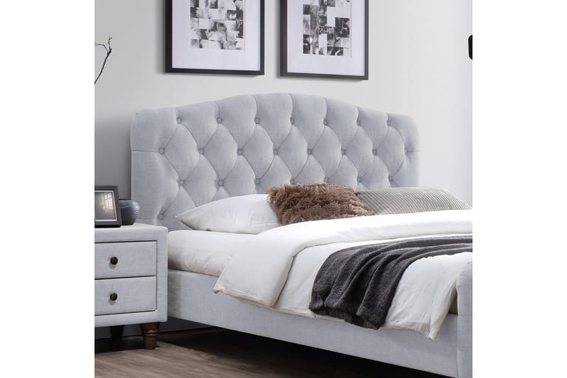 Sänky Sandra Vaalea Beige - Huonekalut - Sänky - Sänkykehikot & sängynrungot