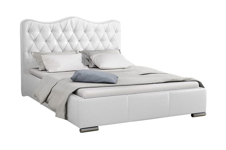 Sänky Sparbuen 160x200 - Valkoinen - Sänkykehikot & sängynrungot