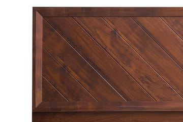 Saraly sängynrunko sängynpäädyllä 180x200 cm puuta pähkinän ulkoasulla - Ruskea - Huonekalut - Sänky - Sänkykehikot & sängynrungot