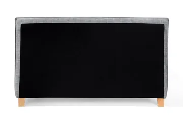 Sennez sänkypaketti – parisänky 160x200 cm kangasta sängynpäädyllä + petauspatja - Harmaa - Huonekalut - Sänky - Sänkykehikot & sängynrungot