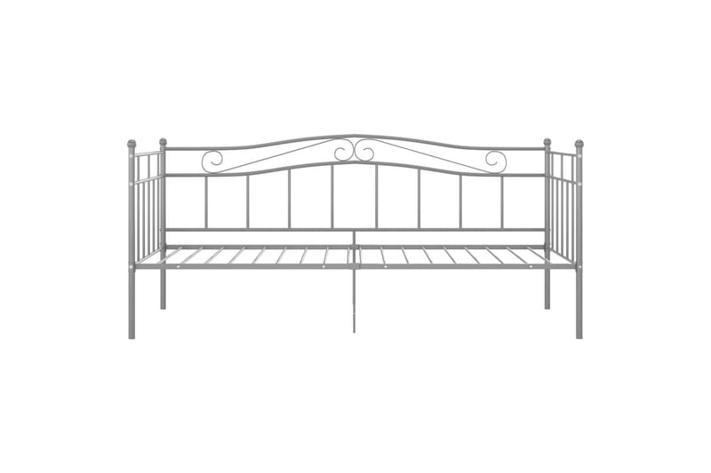 Sohvasängyn runko 90x200 cm Metalli - Harmaa - Huonekalut - Sänky - Sänkykehikot & sängynrungot