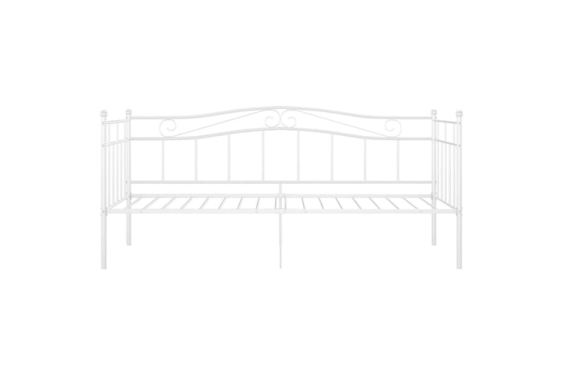 Sohvasängyn runko 90x200 cm Metalli - Valkoinen - Huonekalut - Sänky - Sänkykehikot & sängynrungot