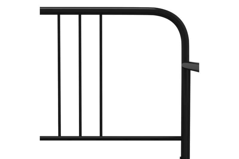 Sohvasängyn runko musta metalli 90x200 cm - Musta - Huonekalut - Sänky - Sänkykehikot & sängynrungot