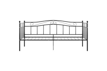 Sohvasängyn runko musta metalli 90x200 cm - Musta - Huonekalut - Sänky - Sänkykehikot & sängynrungot