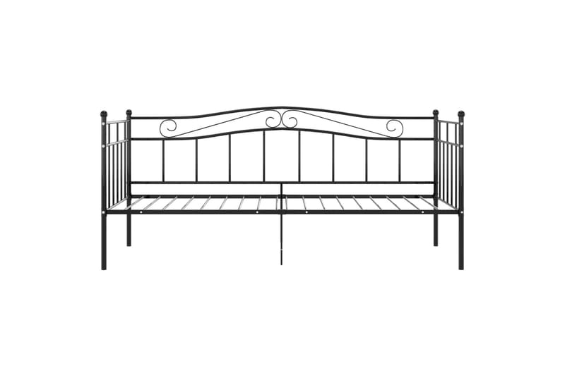 Sohvasängyn runko musta metalli 90x200 cm - Musta - Huonekalut - Sänky - Sänkykehikot & sängynrungot
