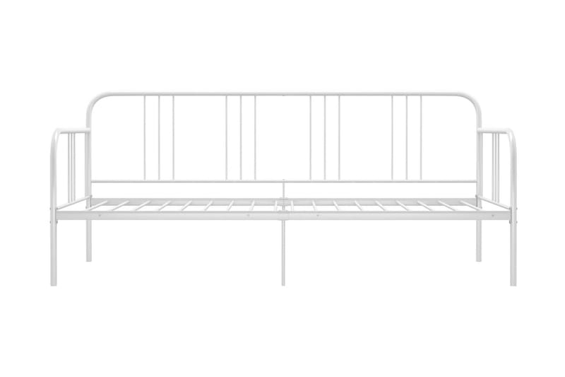 Sohvasängyn runko valkoinen metalli 90x200 cm - Valkoinen - Sänkykehikot & sängynrungot
