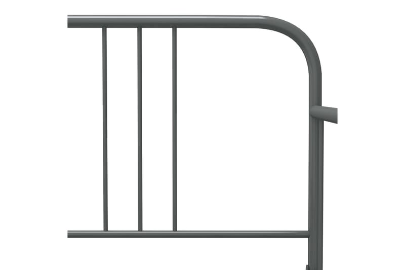 Vuodesohvan runko harmaa metalli 90x200 cm - Harmaa - Huonekalut - Sänky - Sänkykehikot & sängynrungot