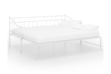 Vuodesohvan runko valkoinen metalli 90x200 cm - Huonekalut - Sänky - Sänkykehikot & sängynrungot