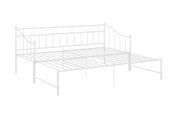 Vuodesohvan runko valkoinen metalli 90x200 cm - Huonekalut - Sänky - Sänkykehikot & sängynrungot