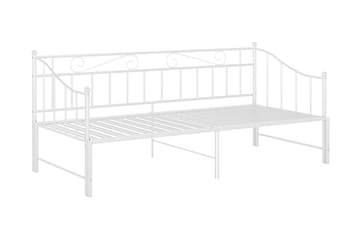 Vuodesohvan runko valkoinen metalli 90x200 cm - Huonekalut - Sänky - Sänkykehikot & sängynrungot