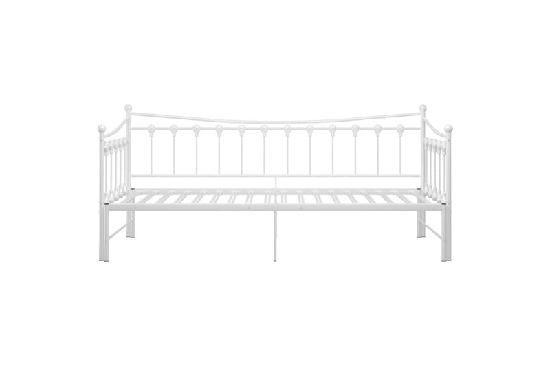 Vuodesohvan runko valkoinen metalli 90x200 cm - Huonekalut - Sänky - Sänkykehikot & sängynrungot