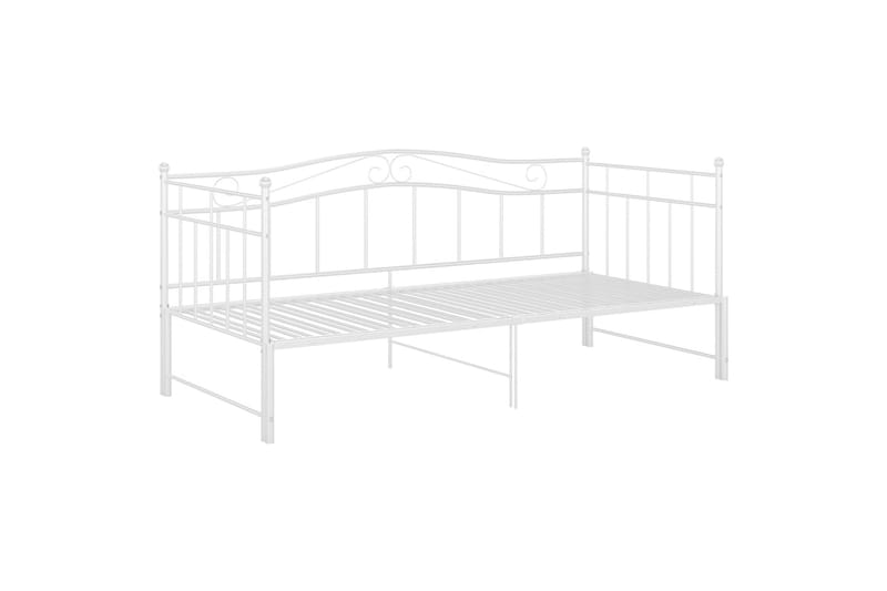 Vuodesohvan runko valkoinen metalli 90x200 cm - Huonekalut - Sänky - Sänkykehikot & sängynrungot