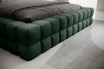 Sänkykehys Dizzle 140x200 cm - Vihreä - Huonekalut - Sänky - Sänkykehikot & sängynrungot